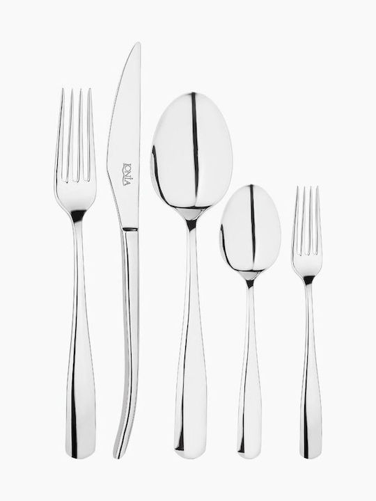 Ionia Moments Set de Tacâmuri Inoxidabil Argintiu 30buc
