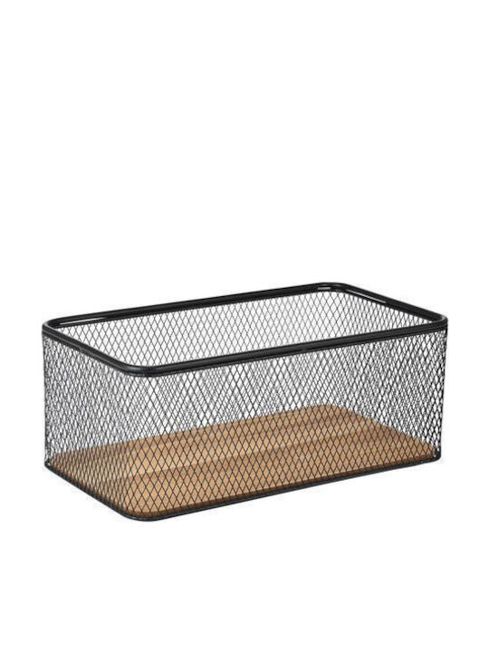 Estia Storage Basket Black 24x16.5x11cm 1pcs