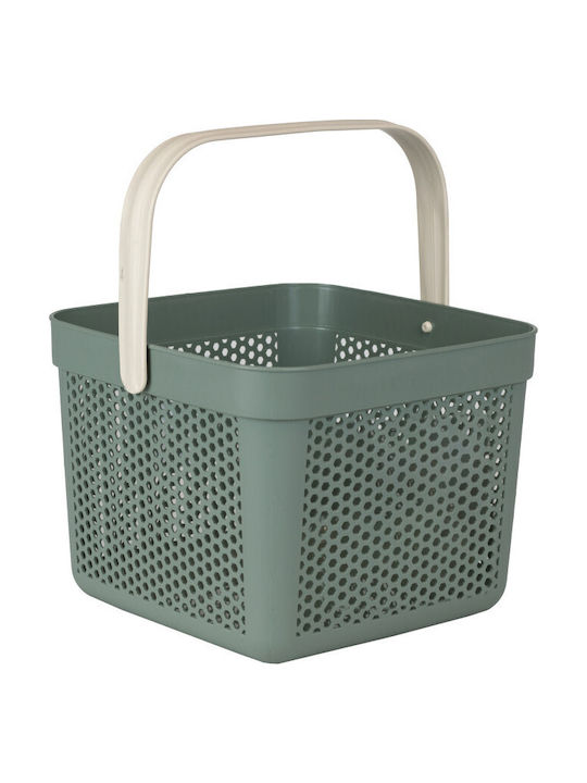 Viosarp Storage Basket Plastic Beige 8lt 1pcs