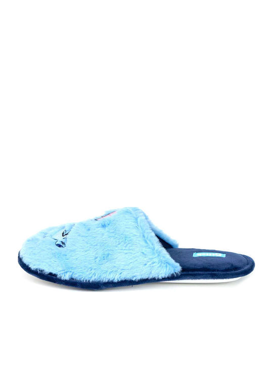 Papuci copii Albastre Stitch
