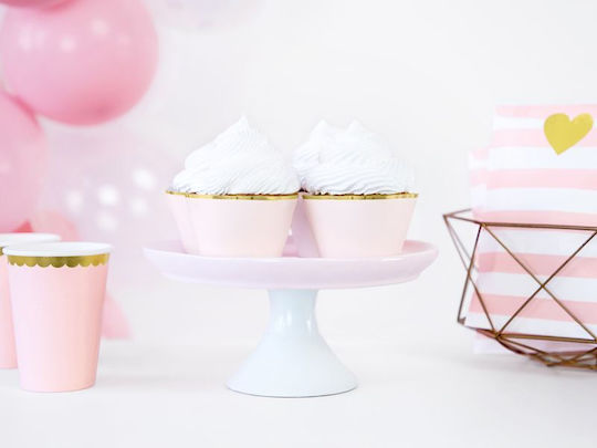 PartyDeco Caramel Papers for Cupcakes Paper 7.6x7.6cm 6pcs