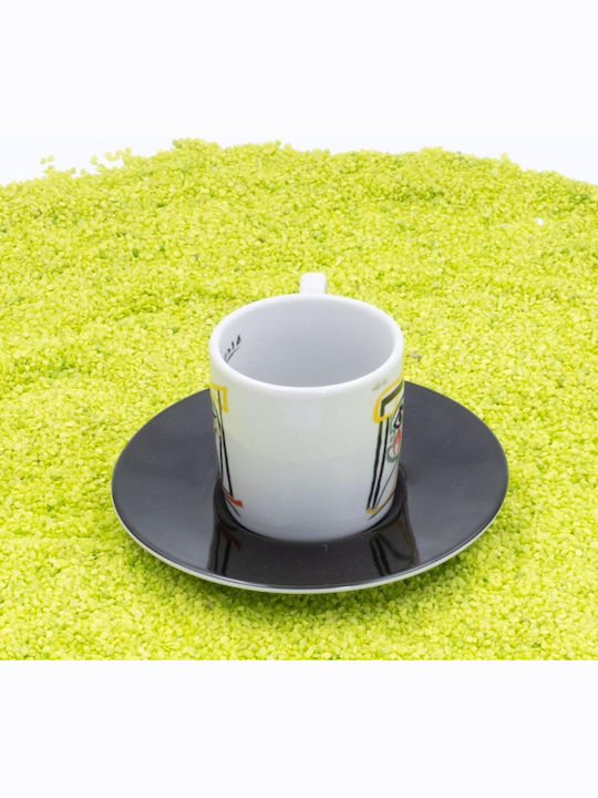 Konitz Φλιτζάνι Espresso από Πορσελάνη Πολύχρωμο 85ml