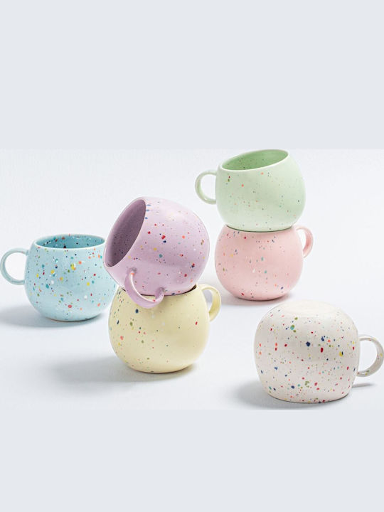 Egg Back Home Set of Cups Coffee Ceramic Brown 500ml 6pcs