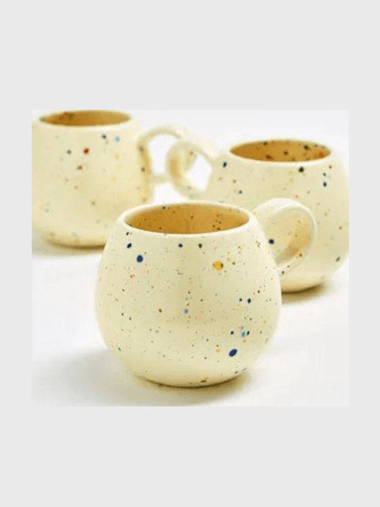 Egg Back Home Set of Cups Cappuccino Ceramic Brown 250ml 6pcs