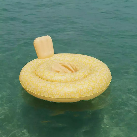 Swim Essentials Float ⌀69cm Babies 0-1 Years "Yellow Flowers"