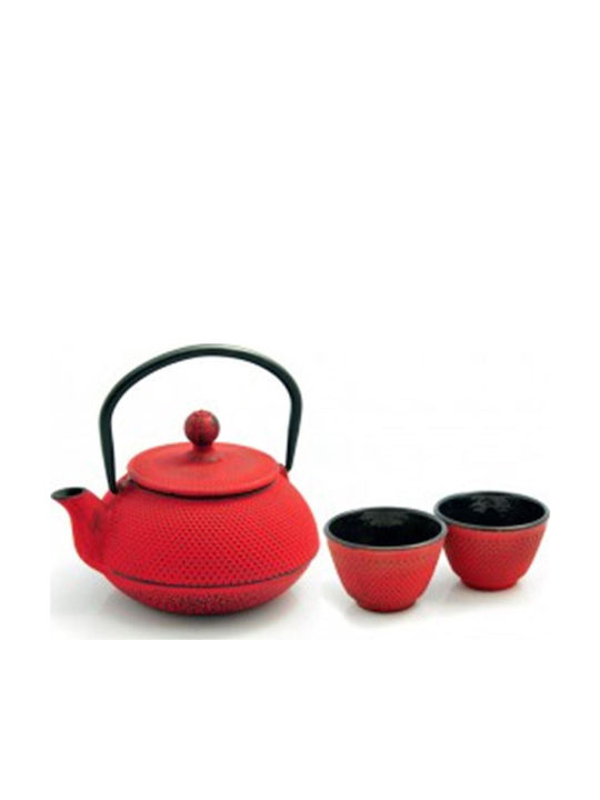 Dinox Cup Tea Cast Iron Red 120ml