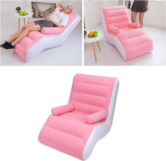 Aufblasbarer Sessel Rosa 140x85cm