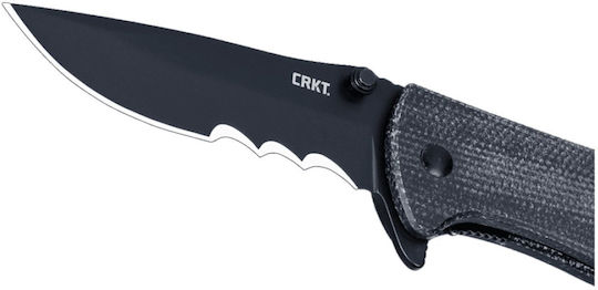 Columbia River Knives Drifter Blackout Taschenmesser Schlüsselanhänger Schwarz