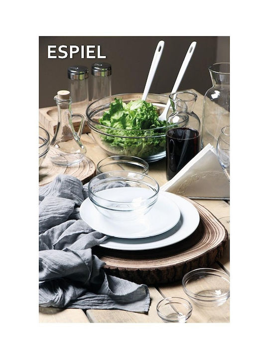 Espiel Chef Σαλατιέρα Γυάλινη Διάφανη 30x30x12.6cm