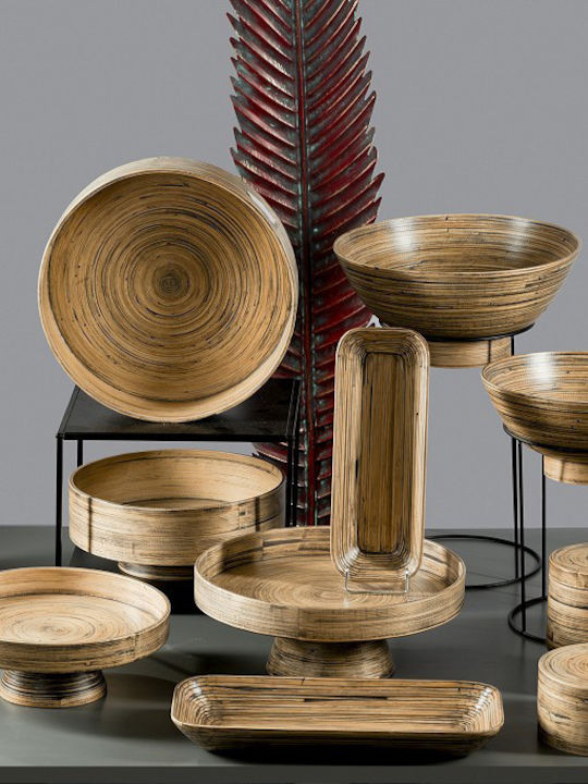 Espiel Bali Wooden Salad Bowl Brown 25x15x15cm