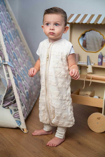 Baby Bliss Зима Спален чувал с крачета 2.5 Тог Cream