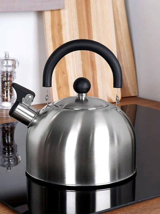 Excellent Houseware Τσαγιέρα Ανοξείδωτη Ασημί 2500ml