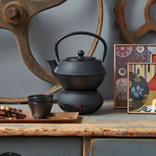 Bredemeijer Jang Teapot with Filter Cast Iron Black 1200ml