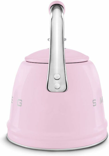 Smeg Чайник Неръждаем Розов 2300мл