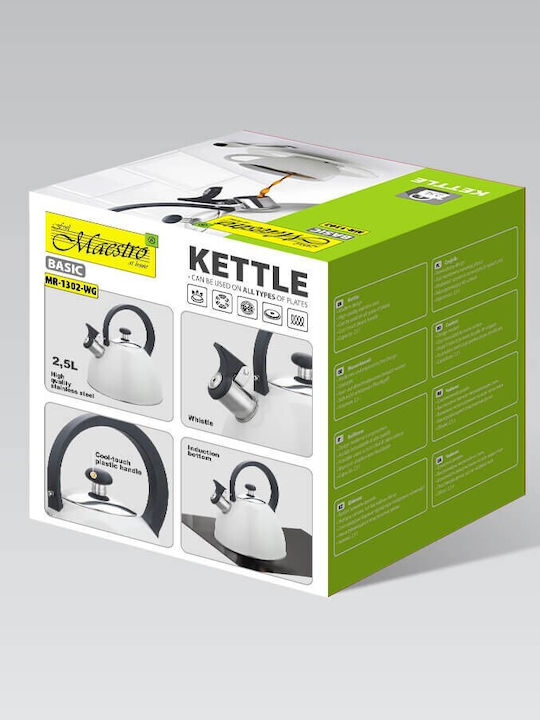 Maestro Teapot White 2500ml