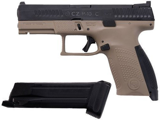 Asg Αεροβόλο Πιστόλι Προσυμπιεσμένου Αέρα CZ P-10C Blowback Μεταλλικό 6mm