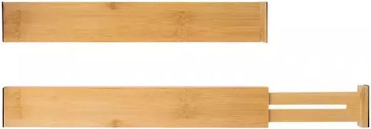 Drawer Organizer for Underwear / Socks in Beige Color 56x1.5cm 4pcs