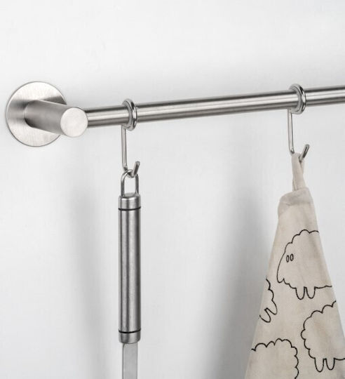 Emuca Kitchen Tool Holder Wall Stainless Steel