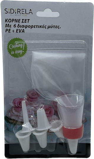 Sidirela Silicone Pastry Bags Set 10 Pieces E-2311