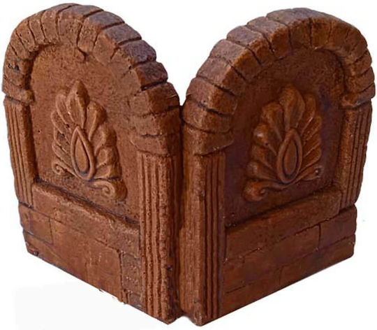 Heiligenikonen Johannes der Täufer & Heilige Marianthi – Diptich Keramisches Kerzenhalter Réso 13cm