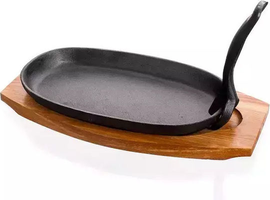 Banquet Wooden Serving Platter with Handle 23x14cm