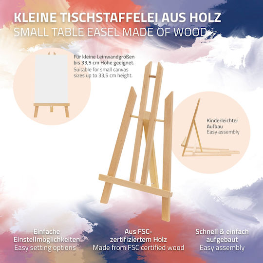ECD Germany Wooden Tabletop Easel 22x40.5cm
