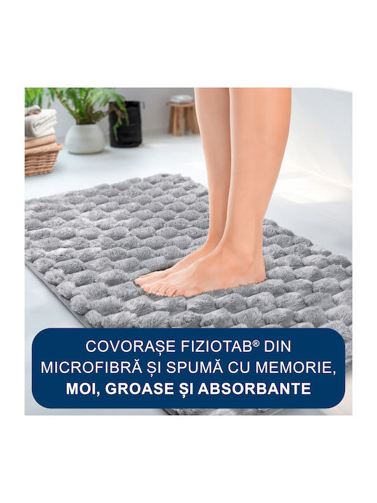 Antiderapant Set Covorașe de Baie Microfibra Toaletă LightGreyRug1 Lightgreyrug1 35x35buc 3buc