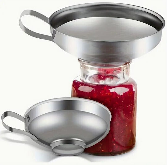 KitchenProfi - Funnel pentru gem de oțel inoxidabil, 14 cm 090201802800