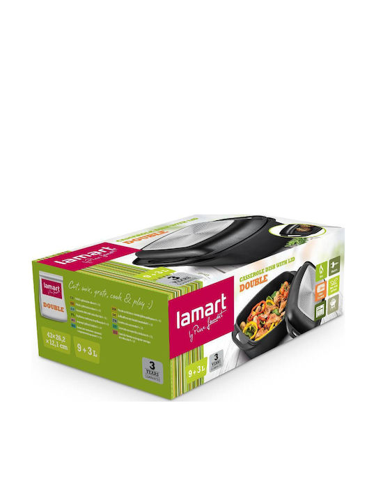 Lamart Dutch Oven Rectangular Made of Cast Aluminum 43x26.2cm 1pcs
