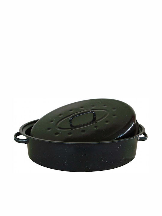 Ankor Dutch Oven Oval with Grill 42x32cm 1pcs
