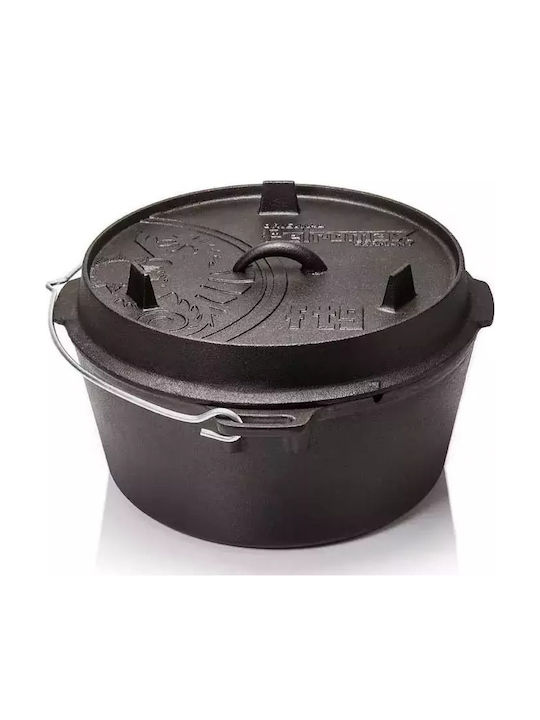 Petromax Dutch Oven Round Cast Iron 26x26cm 1pcs