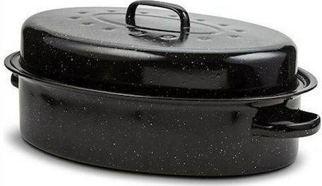 Ankor Dutch Oven Oval with Grill 42x32cm 1pcs
