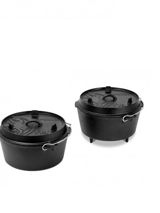 Petromax Dutch Oven Round Cast Iron 26x26cm 1pcs