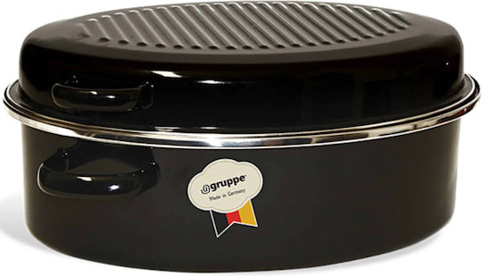 Gruppe Antic Oval Dutch Oven Made of Aluminum 38x27cm 8lt