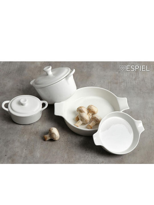 Espiel Siders Dutch Oven Round Made of Porcelain 16x10cm 1pcs