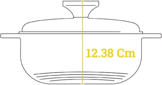 Lodge Oală Rotundă de Fontă 17.78cm 1buc