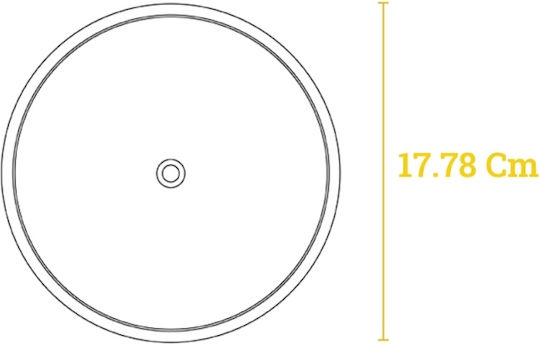 Lodge Oală Rotundă de Fontă 17.78cm 1buc