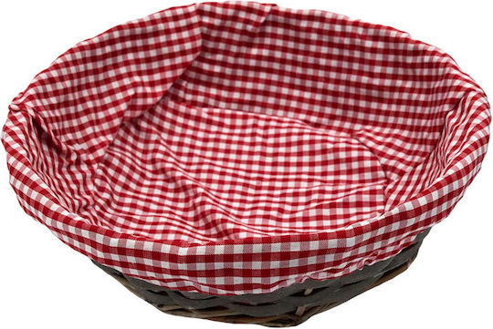 Sidirela Καλάθι Ψωμιού από Rattan Γκρι