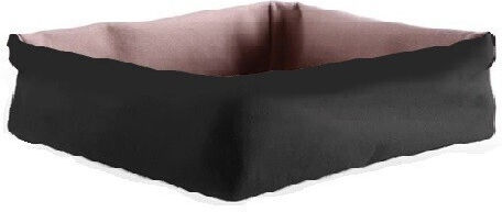 Dianomiki Brotkorb Stoff Schwarz 25x18x9cm