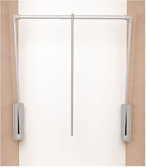 ERGOhome Izi Lift Ασανσέρ Ντουλάπας Μεταλλικό σε Ασημί Χρώμα 131808-0000
