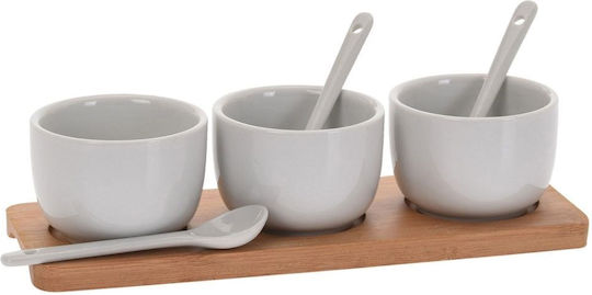 Excellent Houseware Porzellan Ordnungshüter 3 Schlitze mit Basis Mehrfarbig Ø6.5xH4.5cm W4.5xL4.5xH4.5cm 7Stück