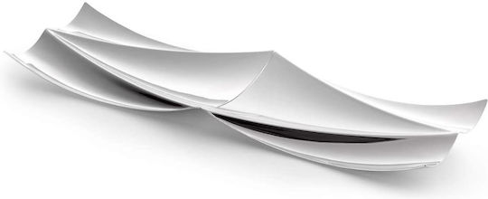 Philippi Elbharmonie Inox Ορντεβιέρα Μονής Θέσης Ασημί Π14xΜ23xΥ3cm 2τμχ