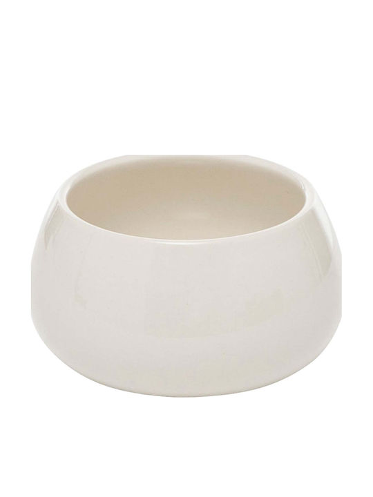Atmosphera Nora Dessert Tower Stand 4 Slots with Base Made of White Porcelain Ø8xH6.8cm W20xL20xH6.8cm 4 Pieces