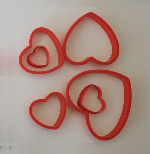 Sugar World Cookie Cutter Heart Plastic