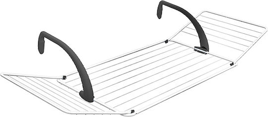 Vileda Brezza Folding Hanging Metallic Clothes Drying Rack with Hanging Length 20m