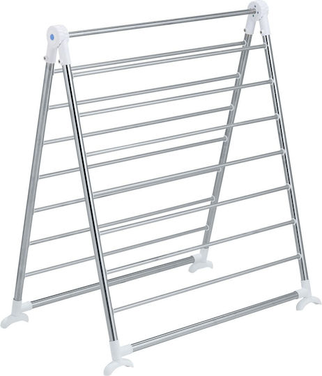 Wenko Stainless Steel Folding Floor Clothes Drying Rack 150x65cm