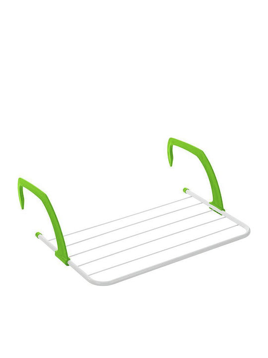 Chios Hellas 38008 Aluminum Hanging Balcony Railings White - Green with Hanging Length 10m