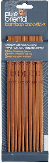 Kitchen Craft Essstäbchen Bamboo Braun 1pcs