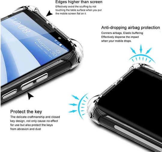 Umschlag Rückseite Silikon Transparent (Huawei Pura 70, SCHUTZ INNOVATION)