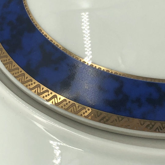 Porzellan-Suppenschüssel "294 Blau Gold" 3000ml